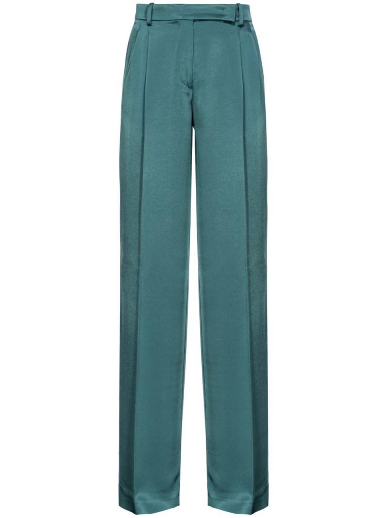 PINKO Laon satin-finish trousers - Green von PINKO