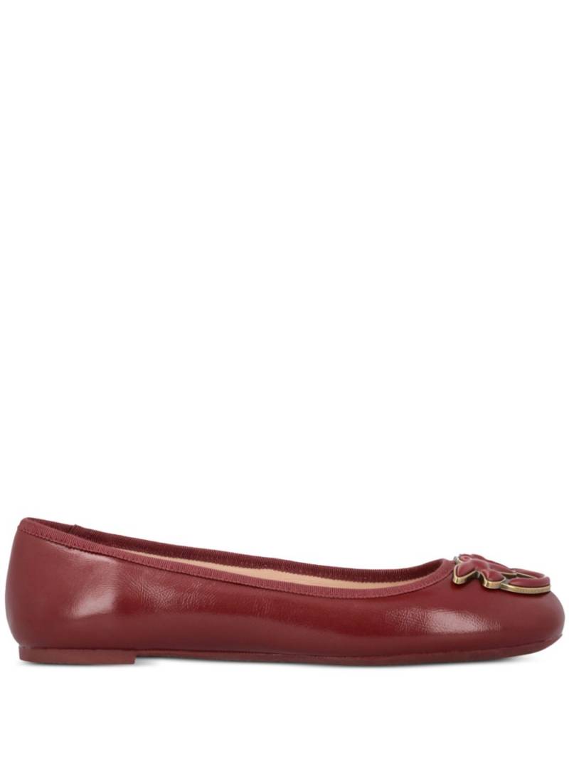 PINKO Love Birds ballerina shoes - Red von PINKO