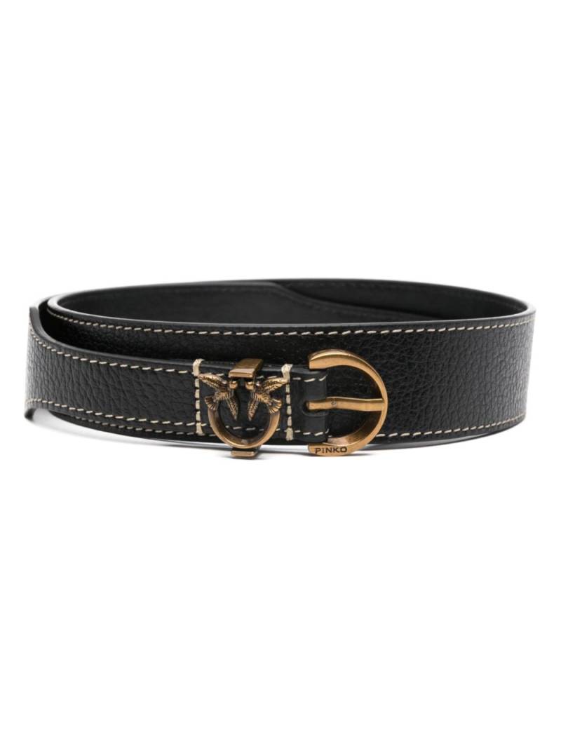 PINKO Love Birds belt - Black von PINKO