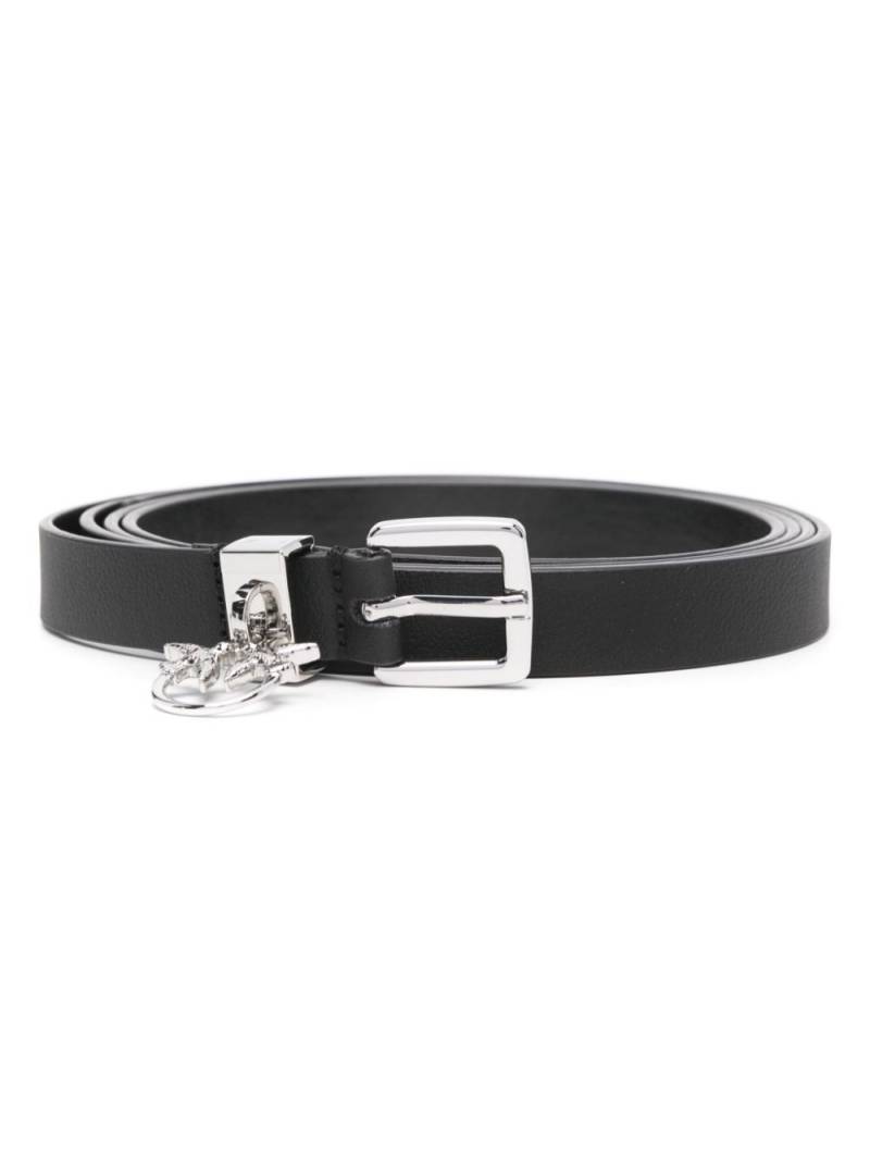 PINKO Love Birds-charm belt - Black von PINKO