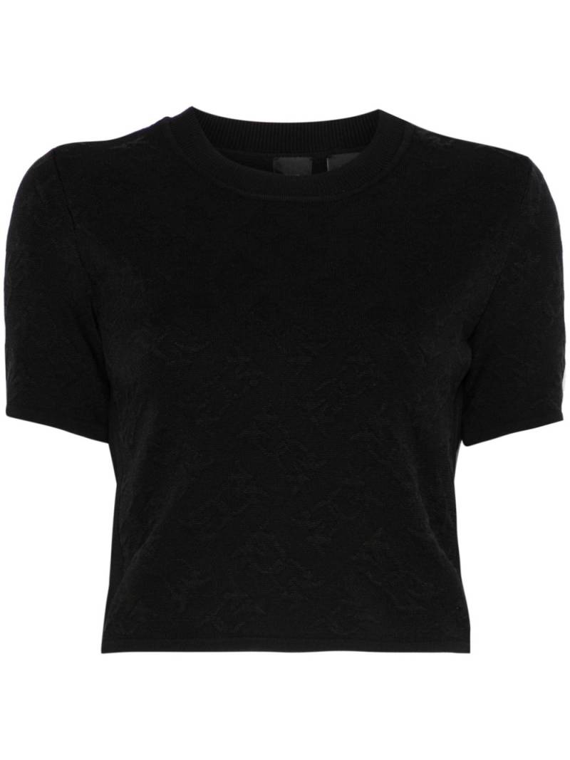 PINKO Love Birds knitted top - Black von PINKO