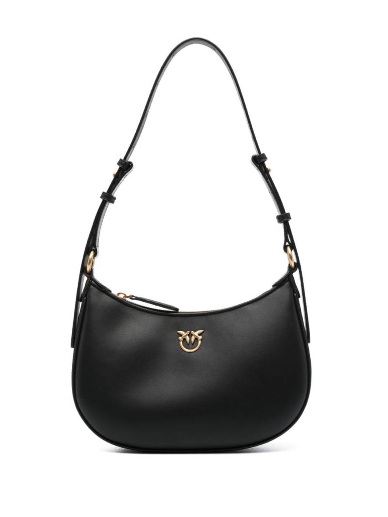 PINKO Love Birds leather shoulder bag - Black von PINKO