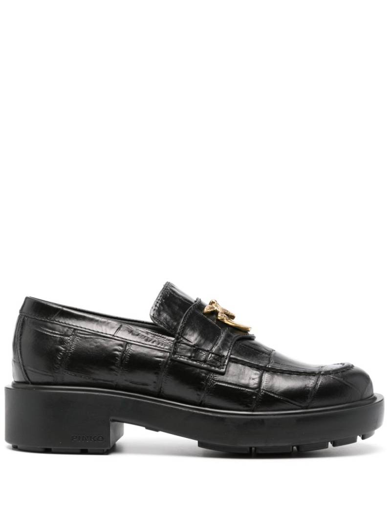 PINKO Love Birds loafers - Black von PINKO