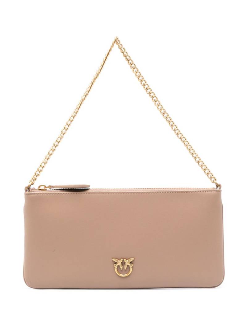 PINKO Love Birds-plaque shoulder bag - Neutrals von PINKO