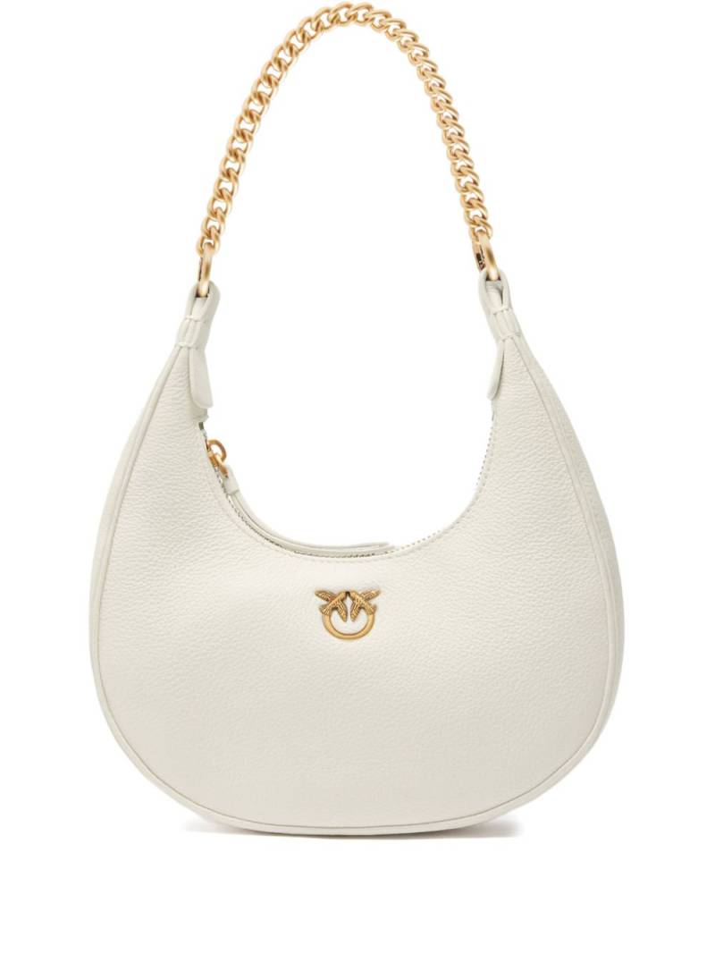 PINKO Love Birds-plaque shoulder bag - White von PINKO