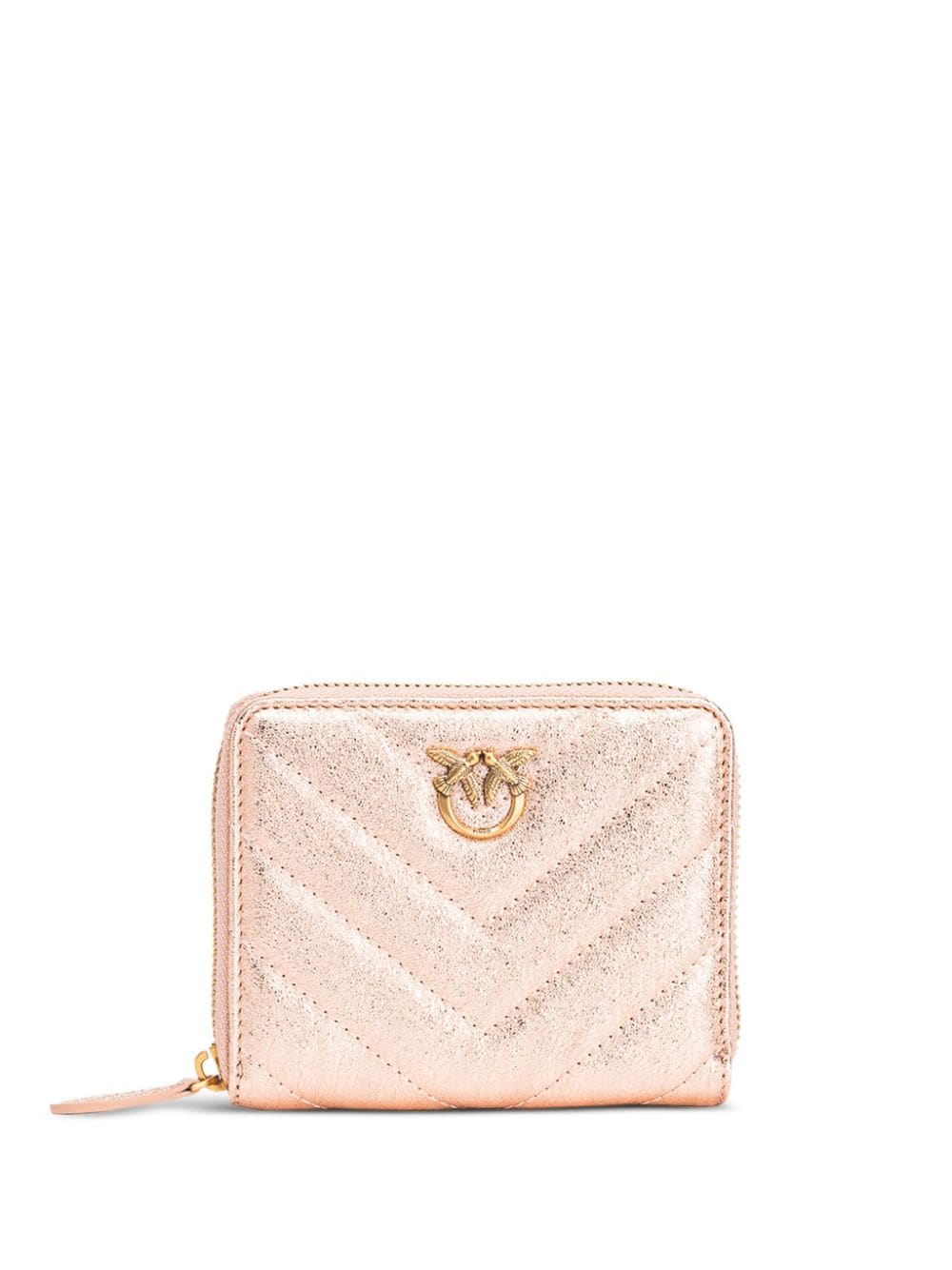 PINKO Love Birds quilted leather wallet von PINKO