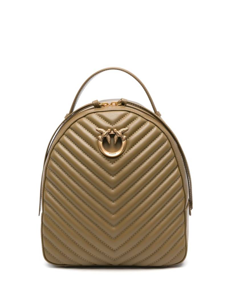 PINKO Love Click backpack - Green von PINKO