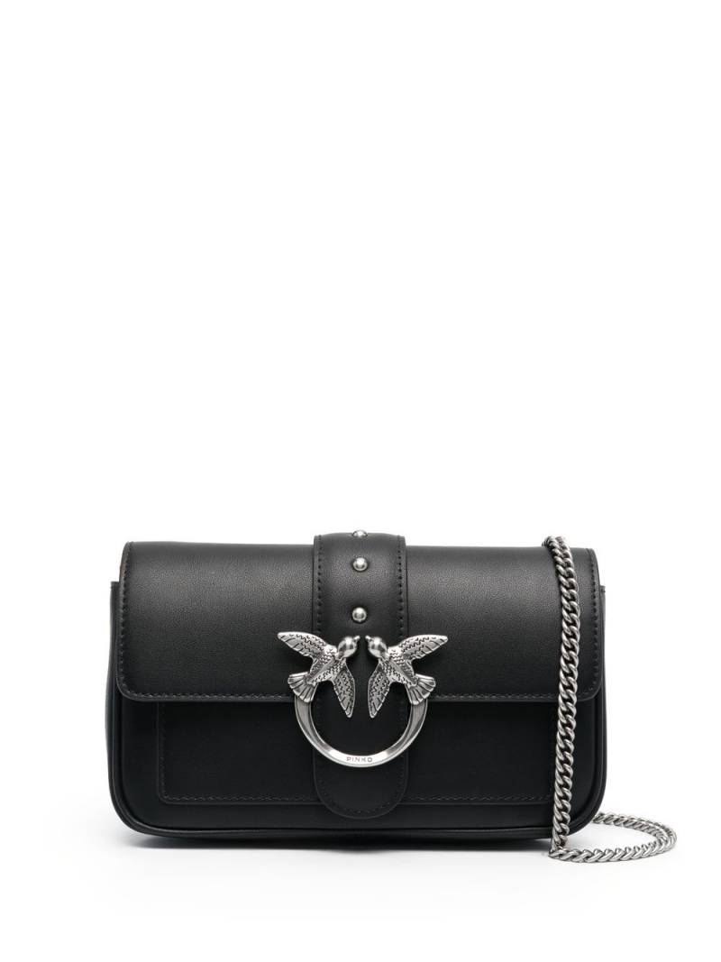 PINKO Love Mini Icon crossbody bag - Black von PINKO