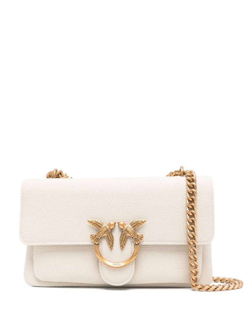 PINKO Love One cross body bag - White von PINKO