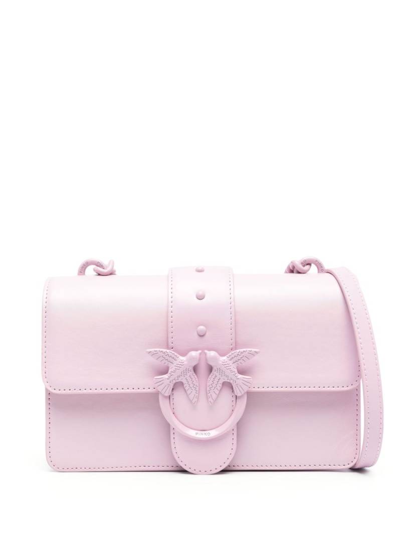 PINKO Love buckle-detail crossbody bag - Purple von PINKO