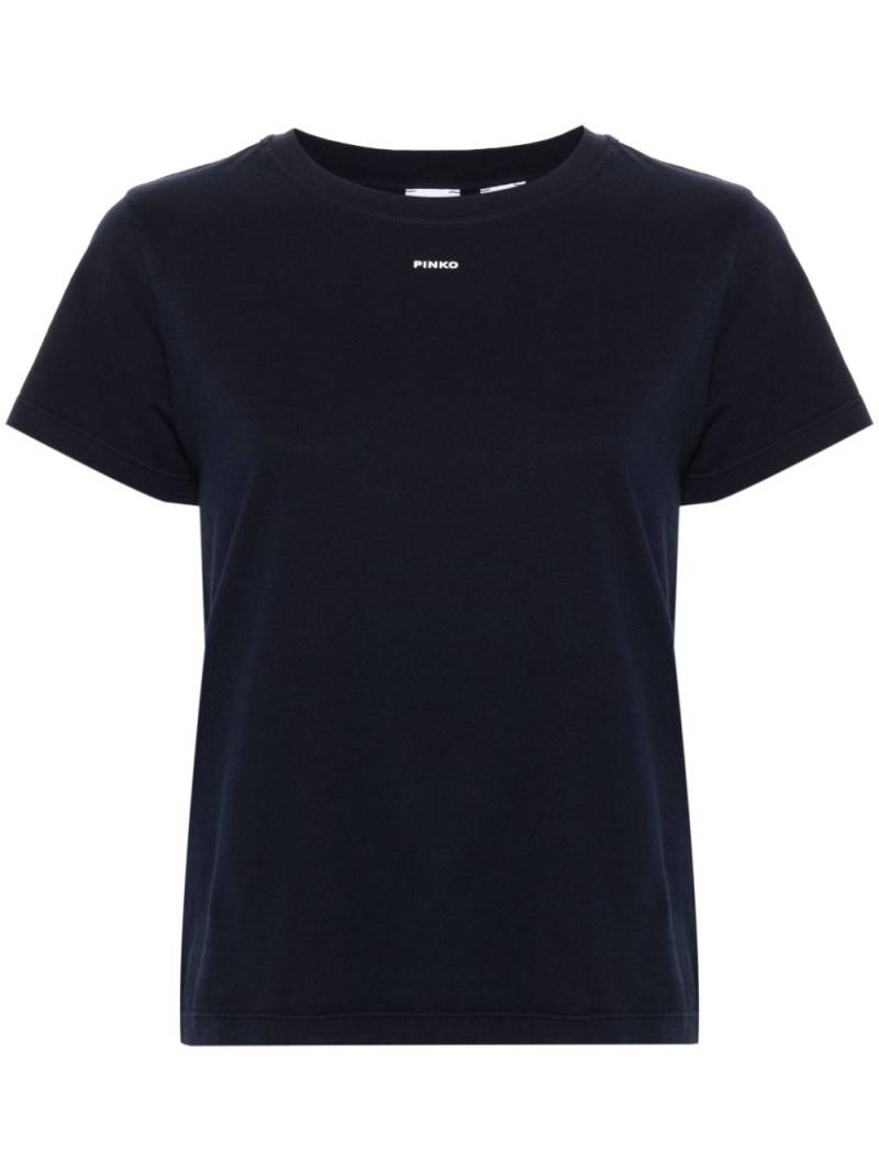 PINKO Mini Logo T-shirt - Blue von PINKO