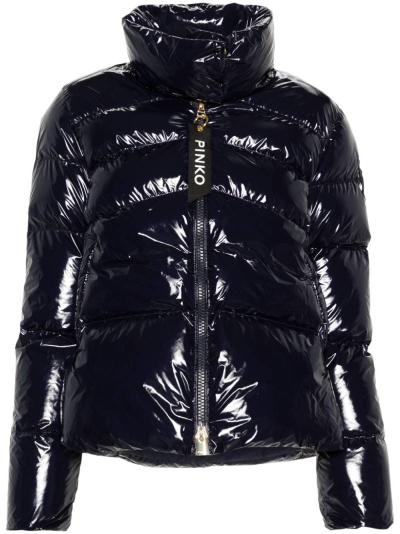 PINKO Mirco puffer jacket - Blue von PINKO