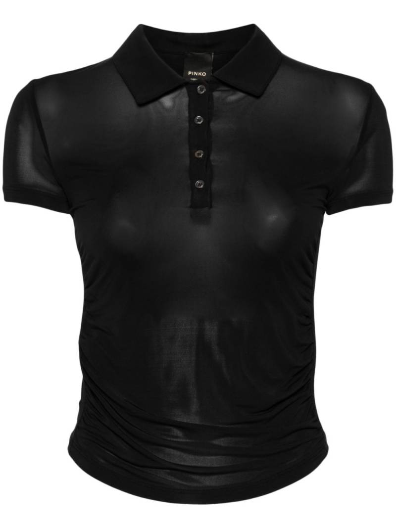 PINKO Picozza polo top - Black von PINKO