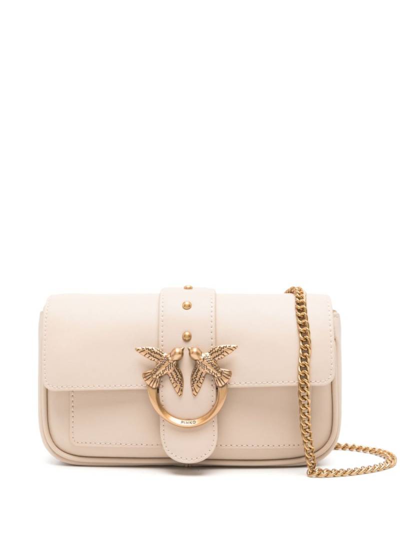 PINKO Pocket Love One clutch bag - Neutrals von PINKO