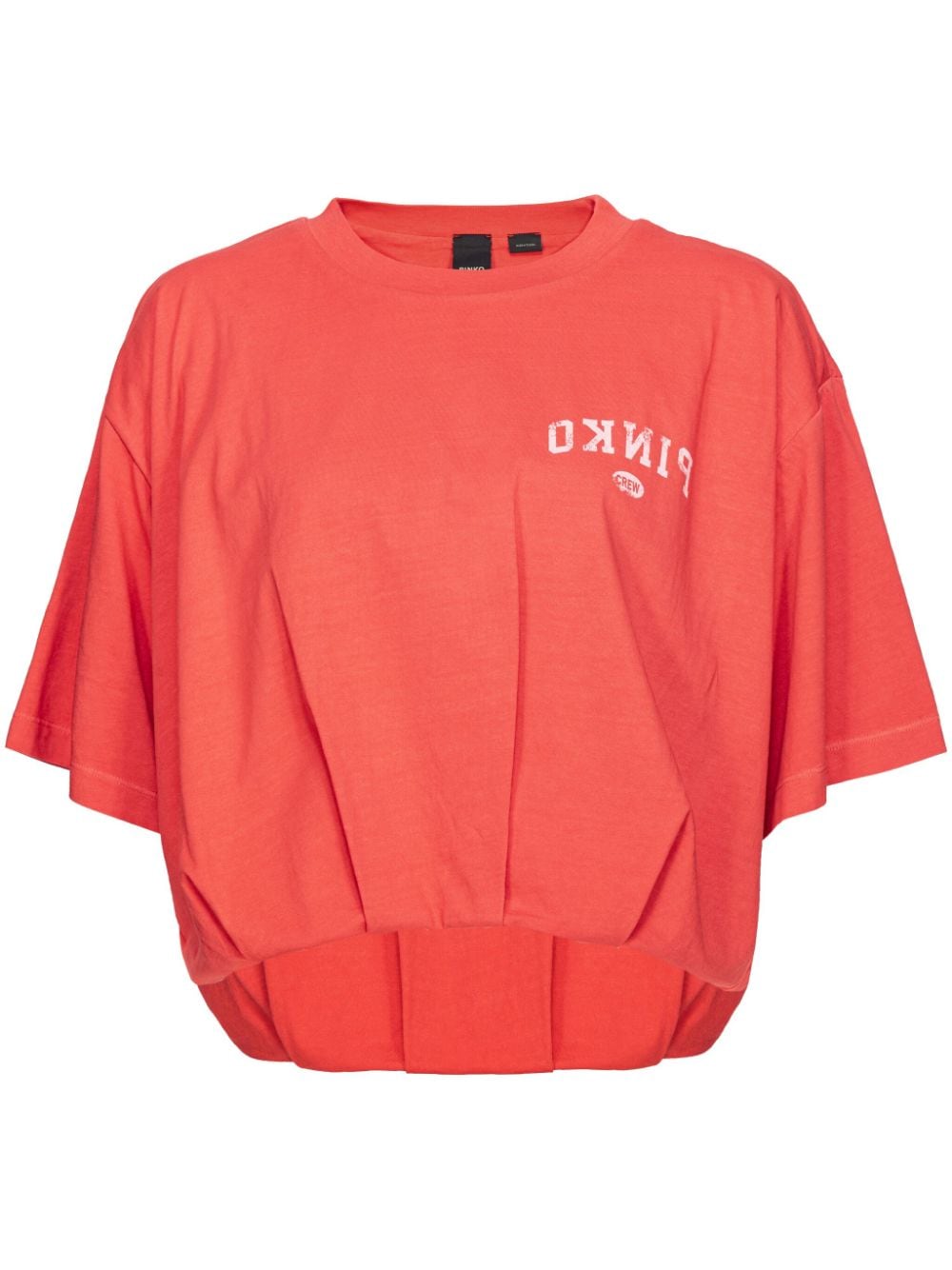 PINKO Torrone cotton T-shirt - Red von PINKO