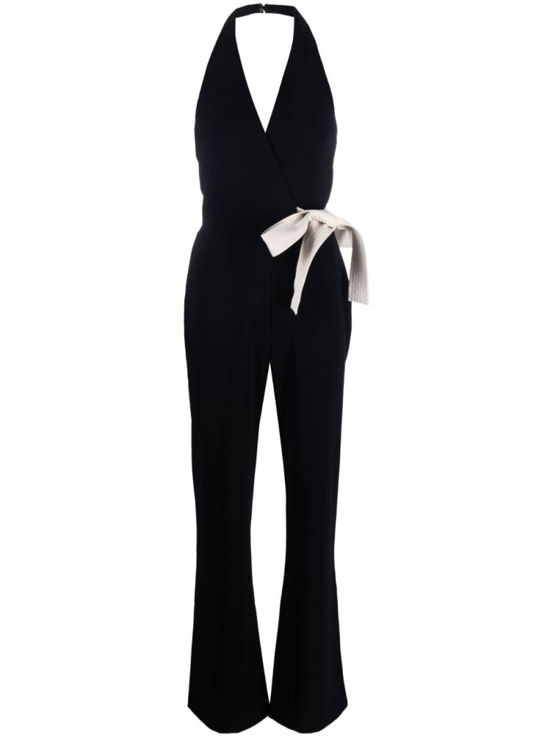 PINKO belted halterneck jumpsuit - Black von PINKO