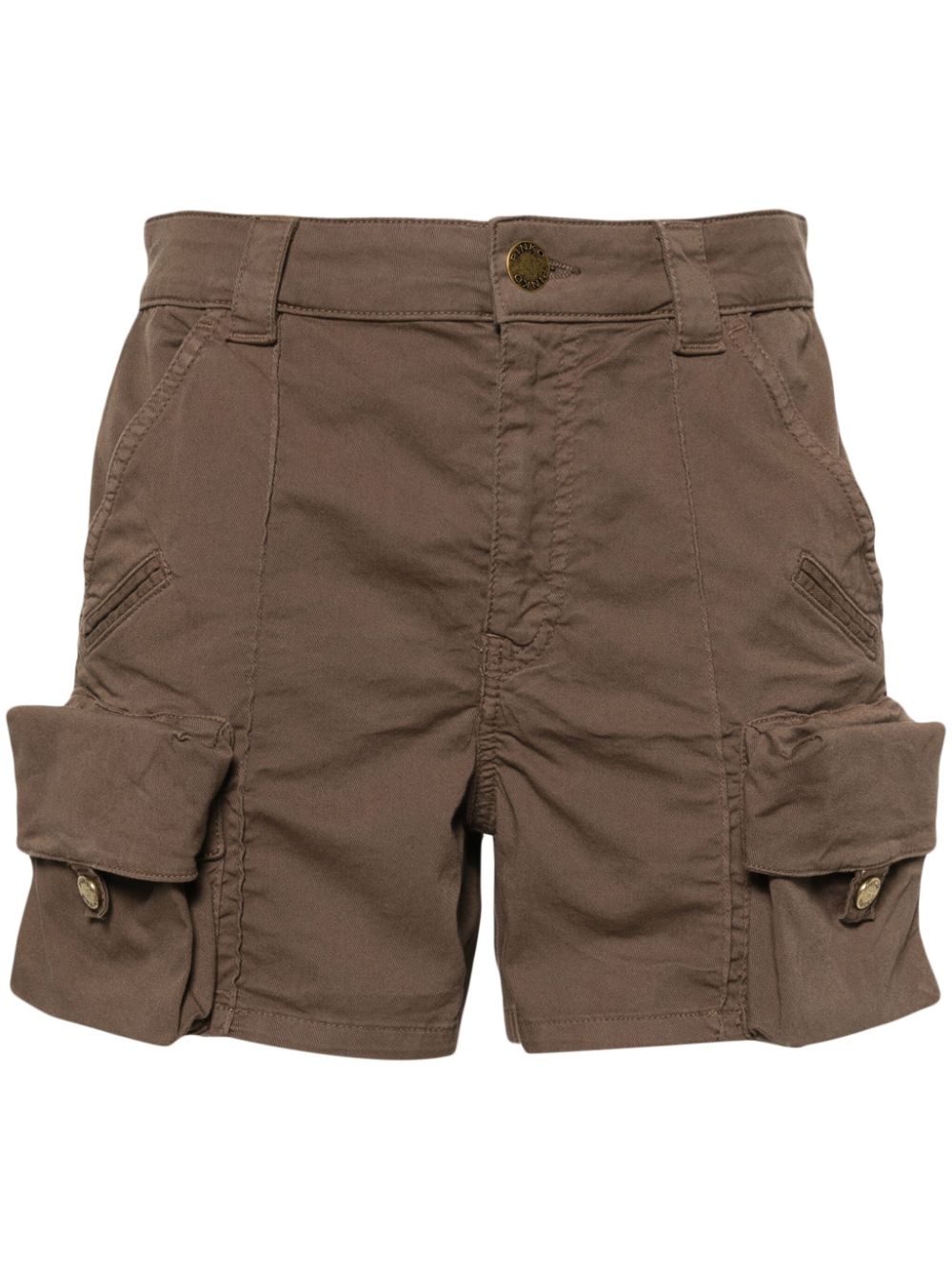 PINKO cargo cotton shorts - Brown von PINKO