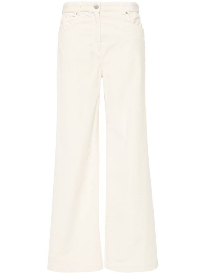 PINKO corduroy palazzo pants - White von PINKO