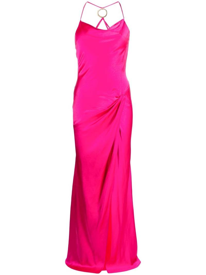 PINKO cowl-neck satin gown von PINKO