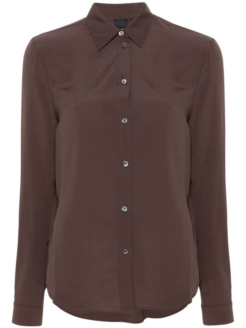 PINKO crepe de chine shirt - Brown von PINKO