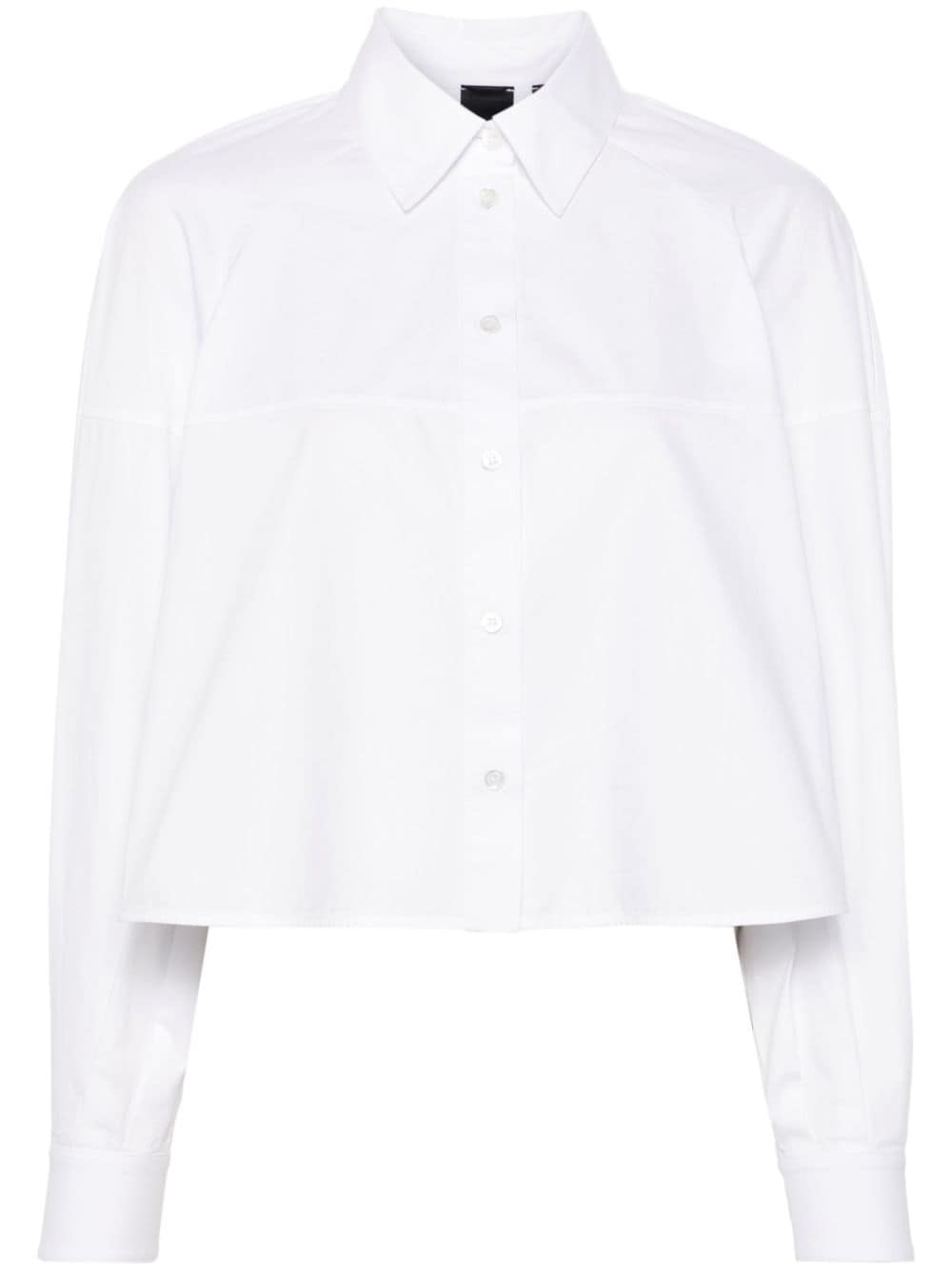 PINKO cropped shirt - White von PINKO