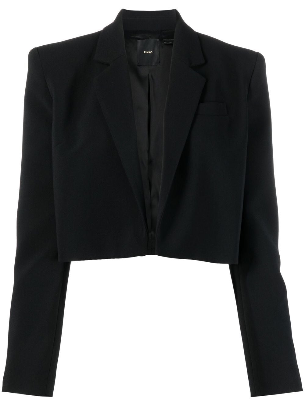 PINKO cropped tailored blazer - Black von PINKO