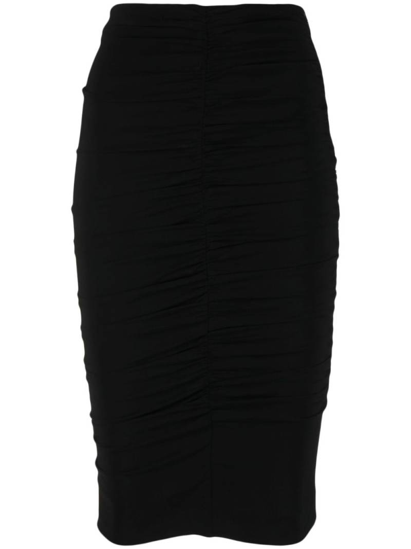 PINKO draped-design pencil skirt - Black von PINKO