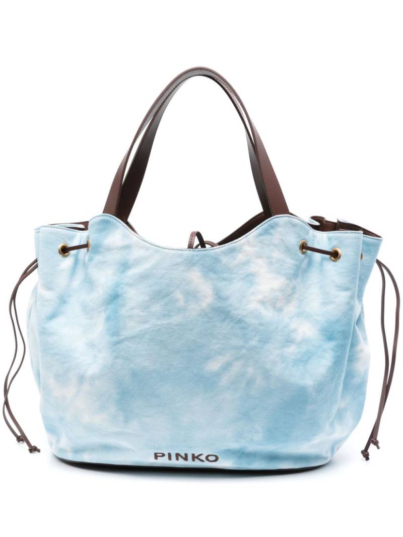 PINKO extra Pagoda tote bag - Blue von PINKO