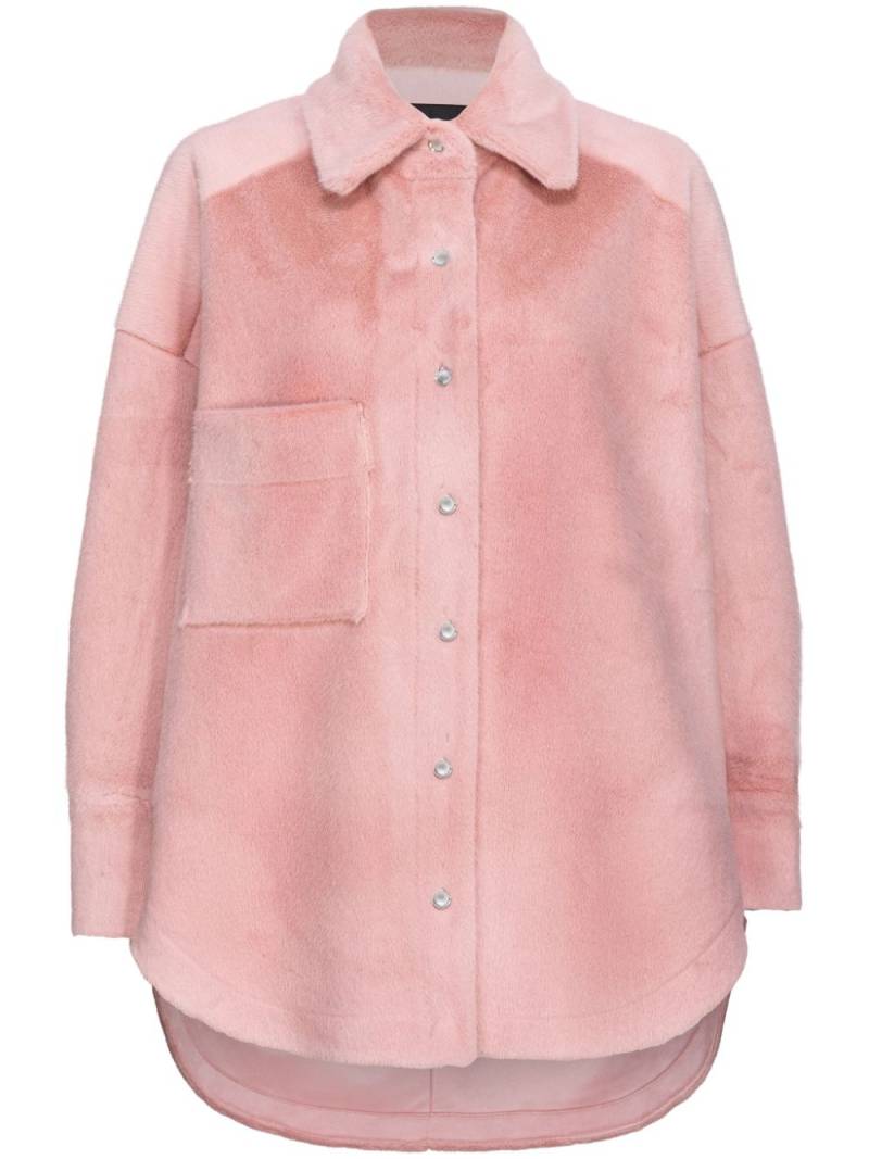 PINKO faux-fur shirt jacket von PINKO