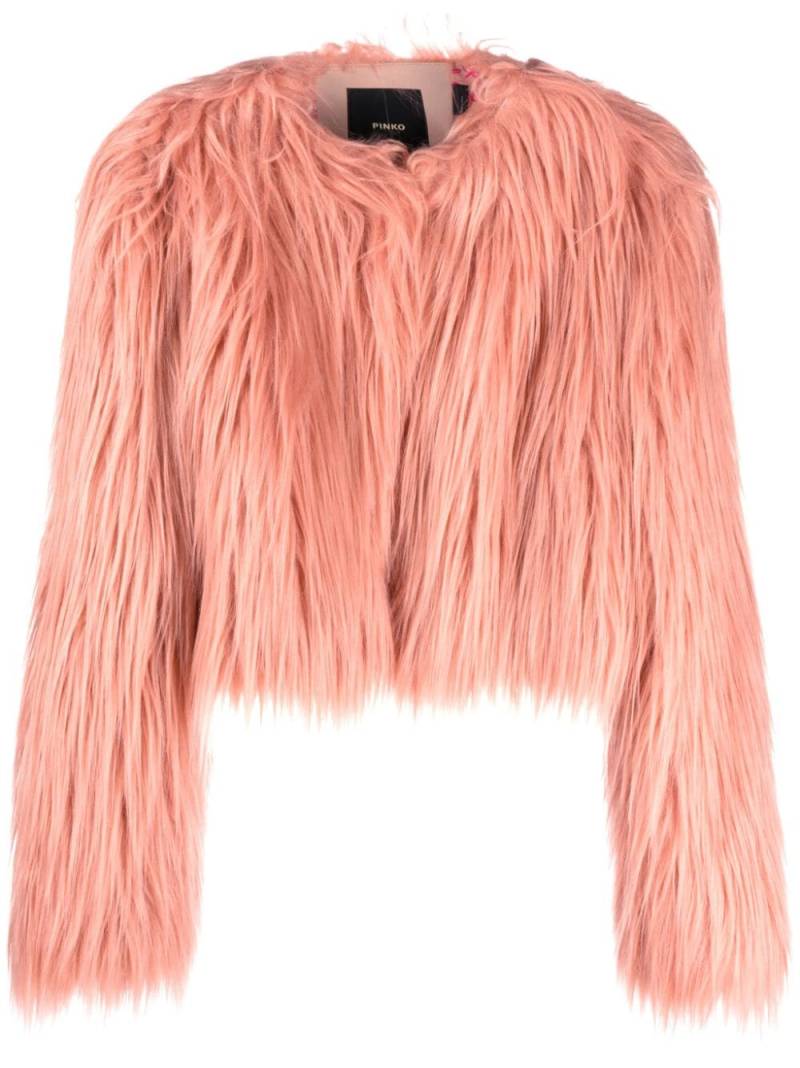 PINKO faux-fur sweatshirt von PINKO