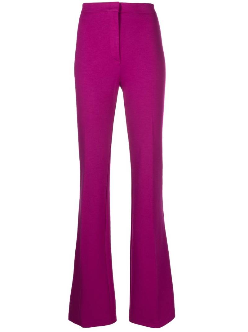 PINKO flared high-rise trousers - Purple von PINKO