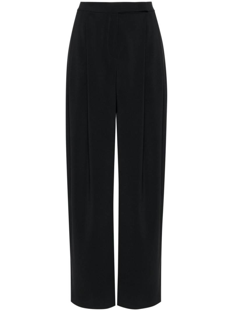 PINKO high-waisted crepe trousers - Black von PINKO