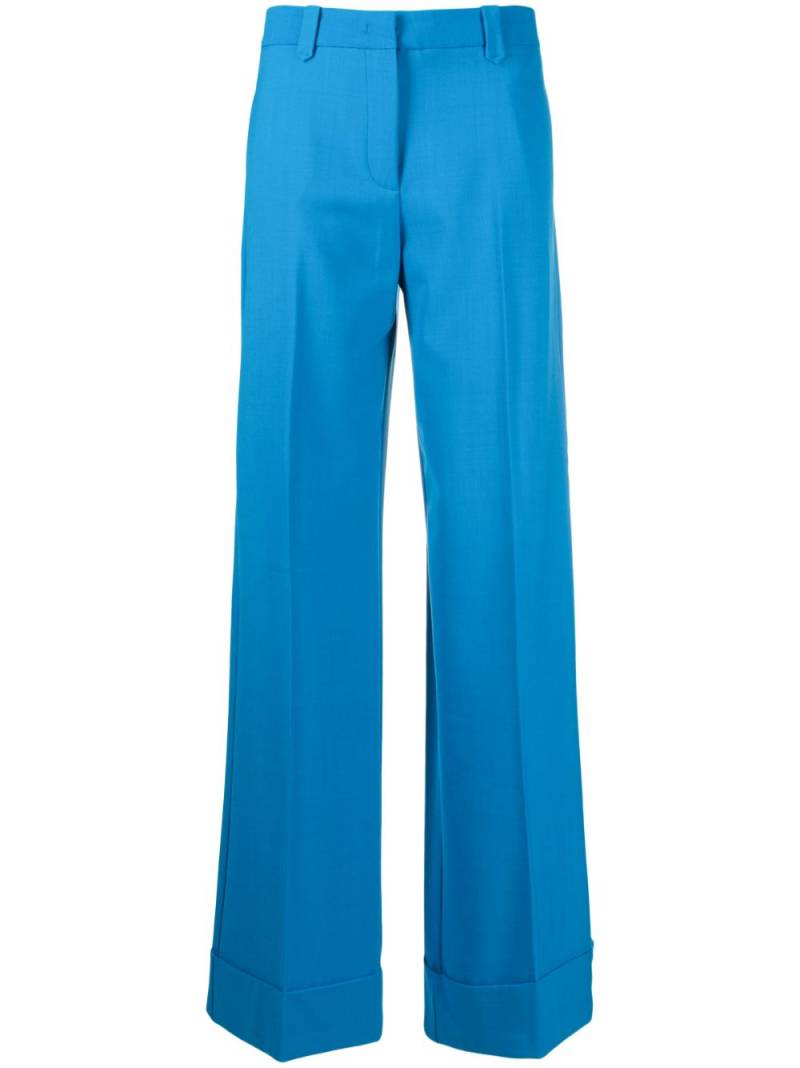 PINKO high-waisted wide-leg trousers - Blue von PINKO