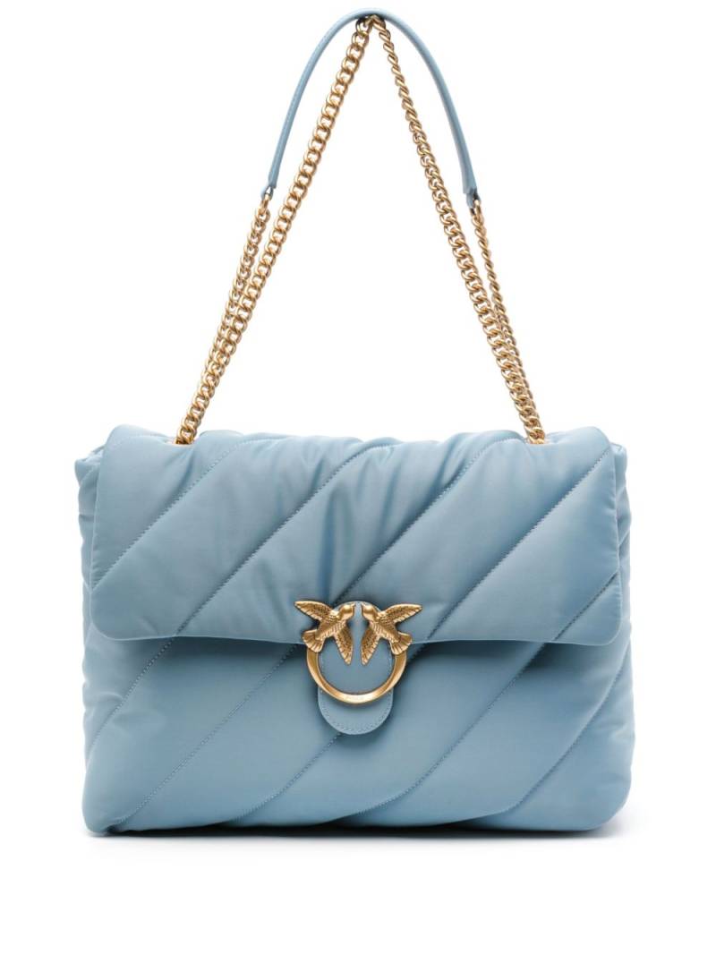 PINKO large Extra Love Puff shoulder bag - Blue von PINKO