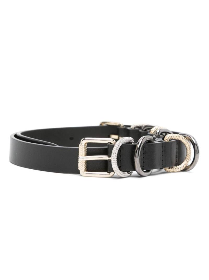 PINKO leather belt - Black von PINKO