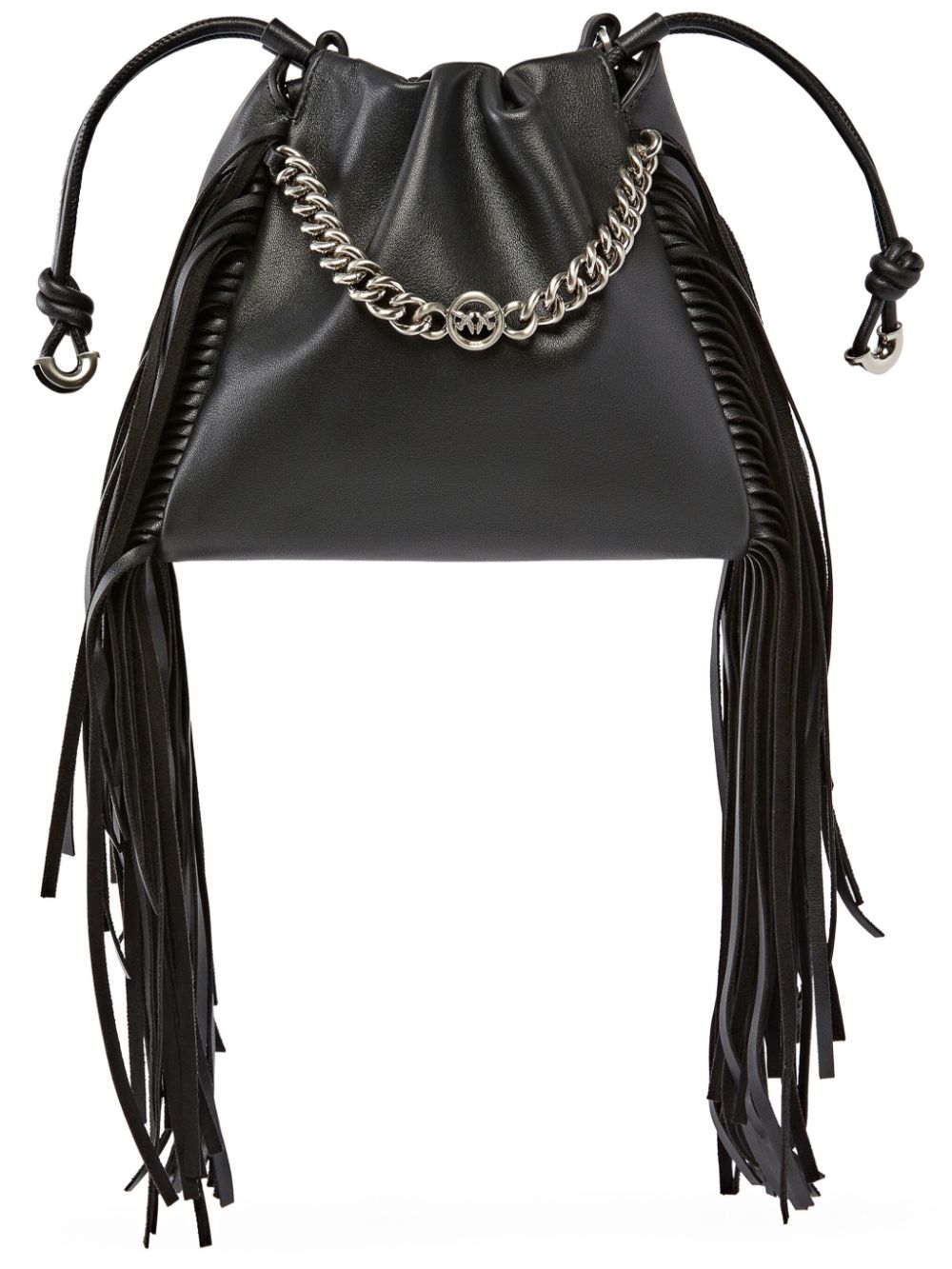 PINKO leather shoulder bag - Black von PINKO