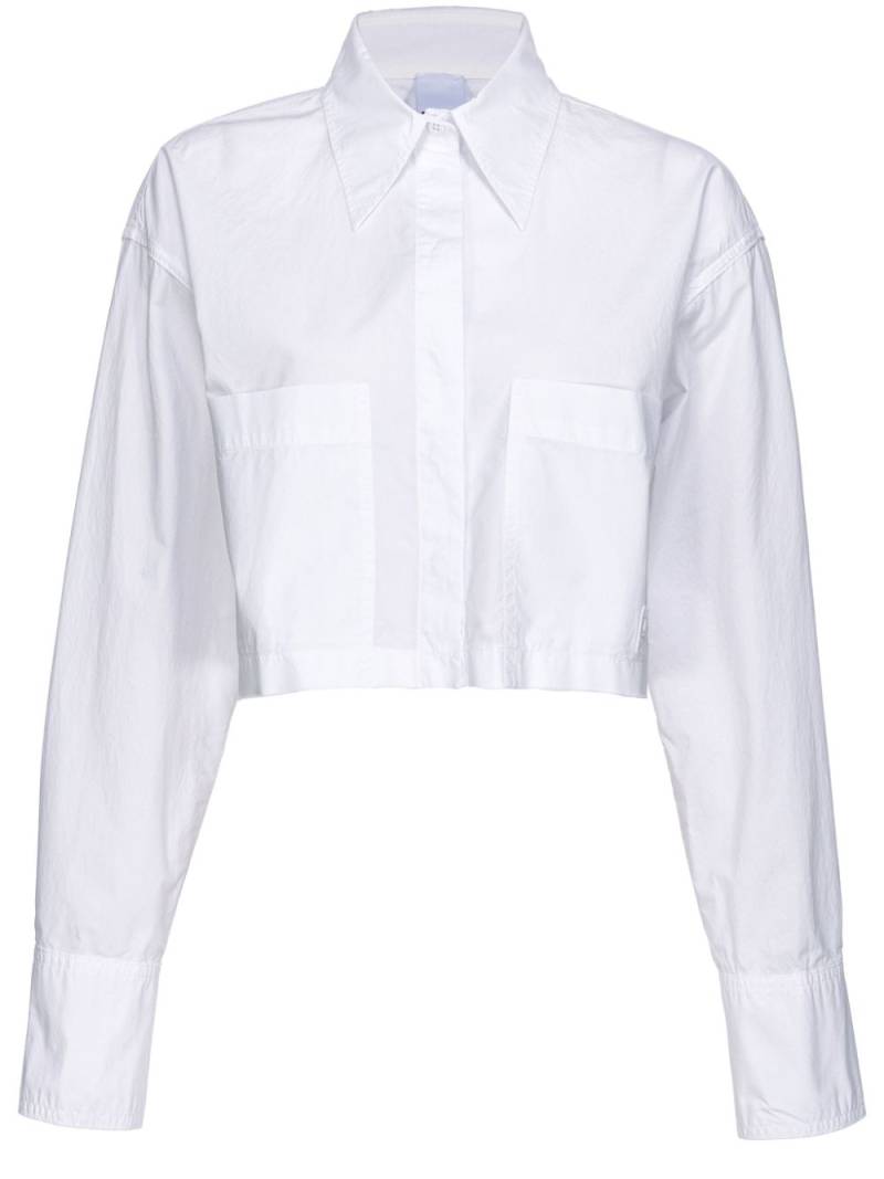 PINKO long-sleeve cotton shirt - White von PINKO