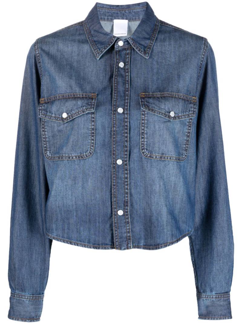 PINKO long-sleeve press-stud denim shirt - Blue von PINKO