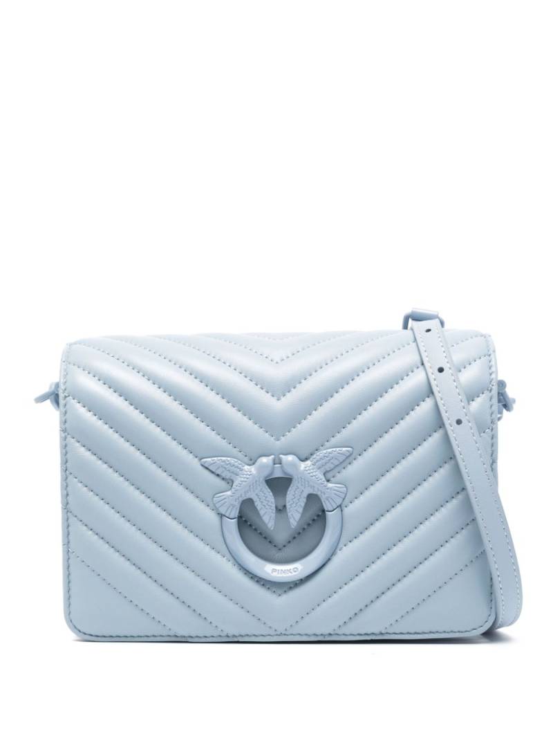 PINKO mini Love Click cross body bag - Blue von PINKO