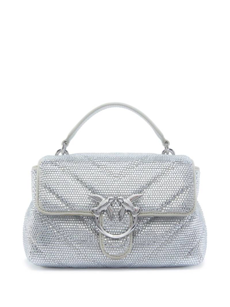 PINKO mini Love Lady shoulder bag - Silver von PINKO