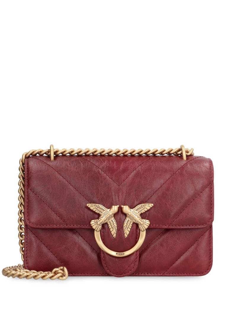 PINKO mini Love One shoulder bag - Red von PINKO