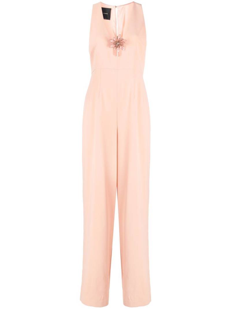 PINKO flower appliqué jumpsuit von PINKO