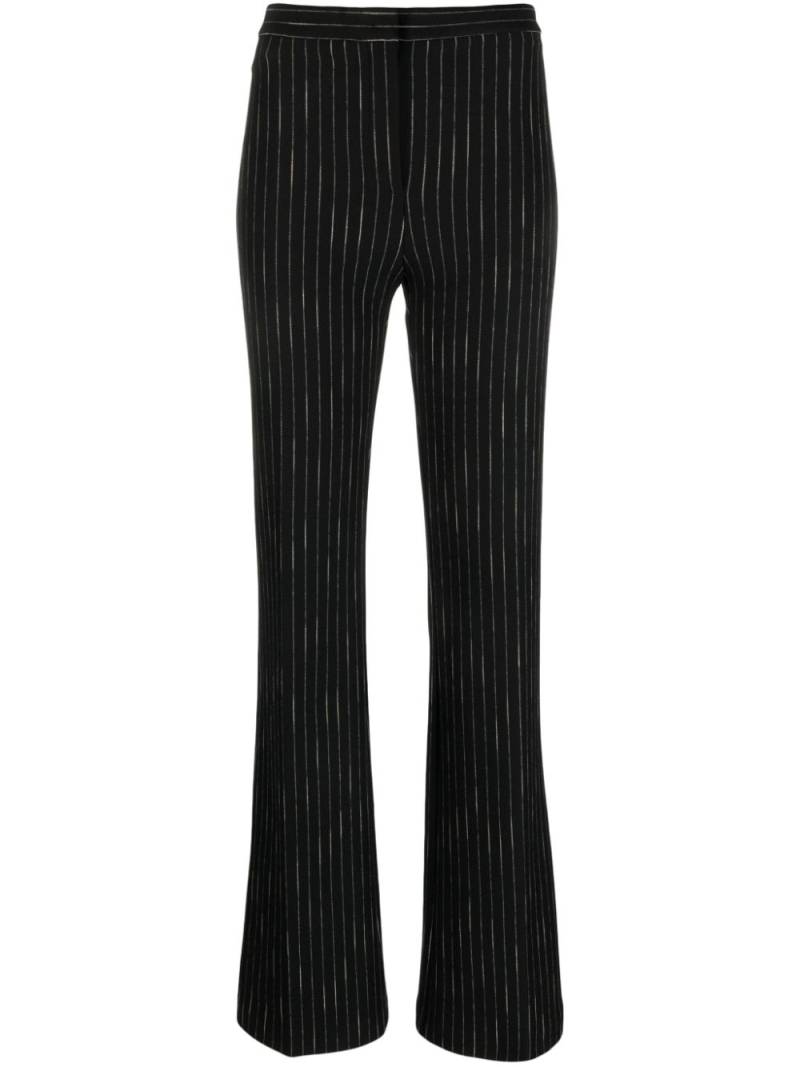 PINKO pinstriped flared tailored trousers - Black von PINKO