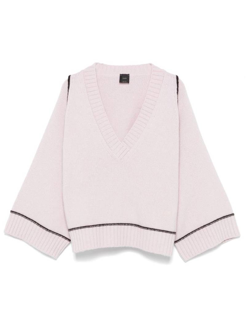 PINKO piped-trim detailed sweater von PINKO