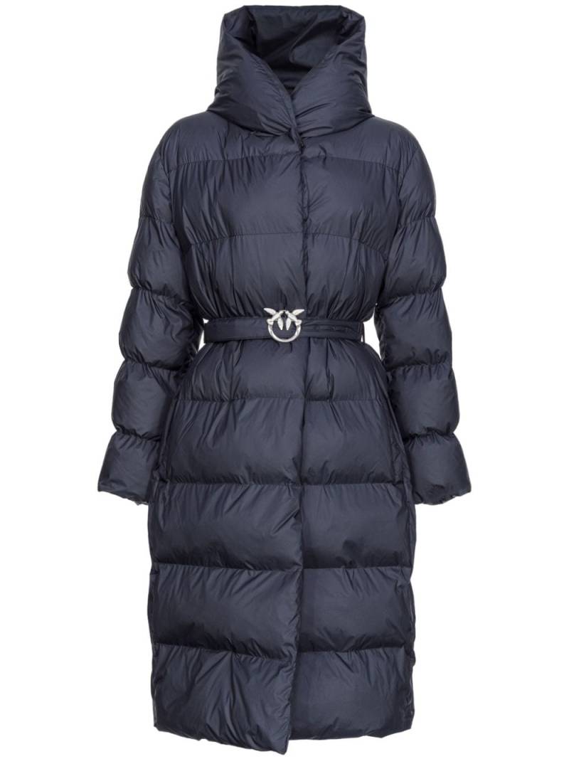 PINKO quilted hooded coat - Blue von PINKO