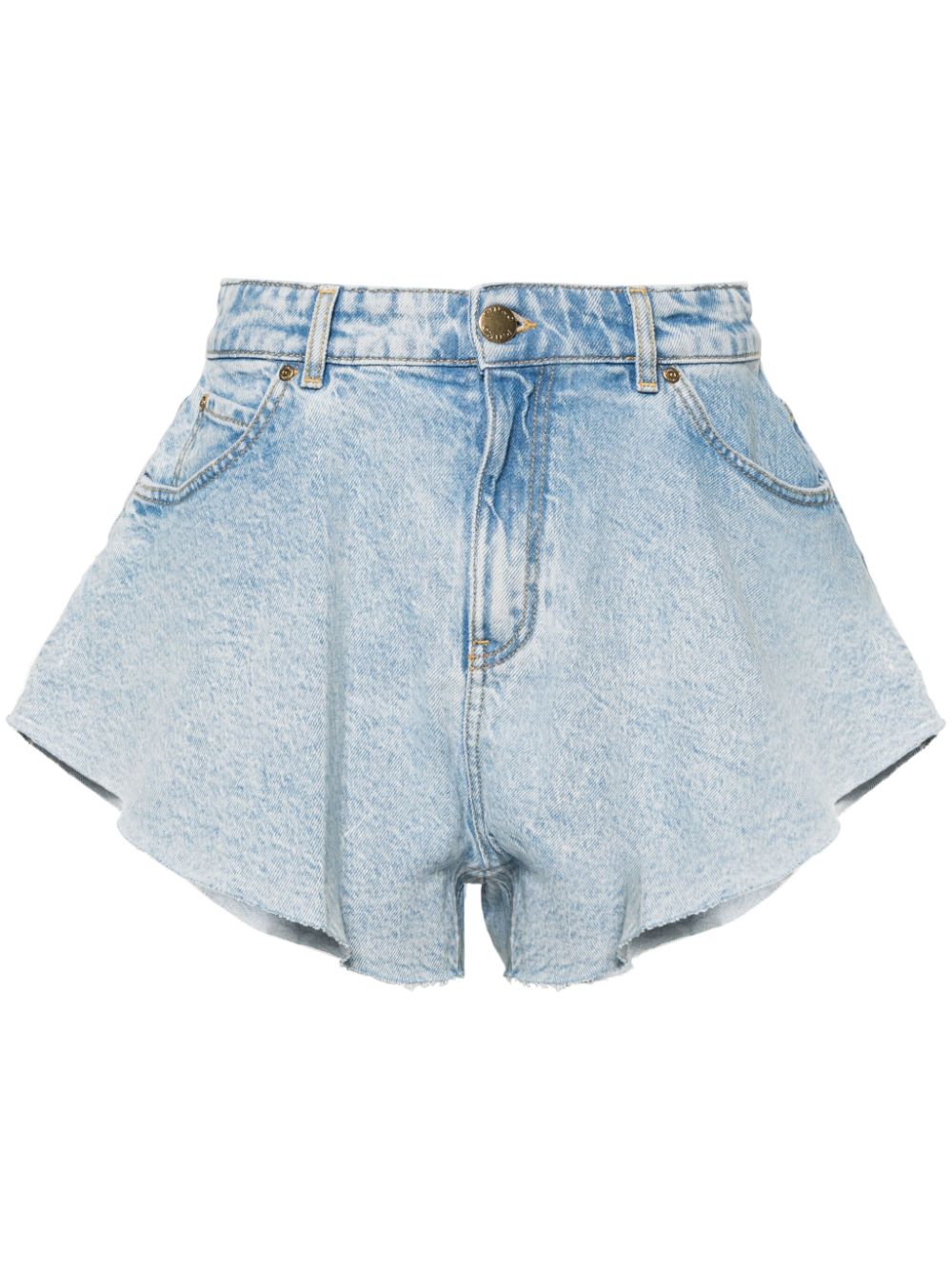 PINKO raw-cut denim shorts - Blue von PINKO