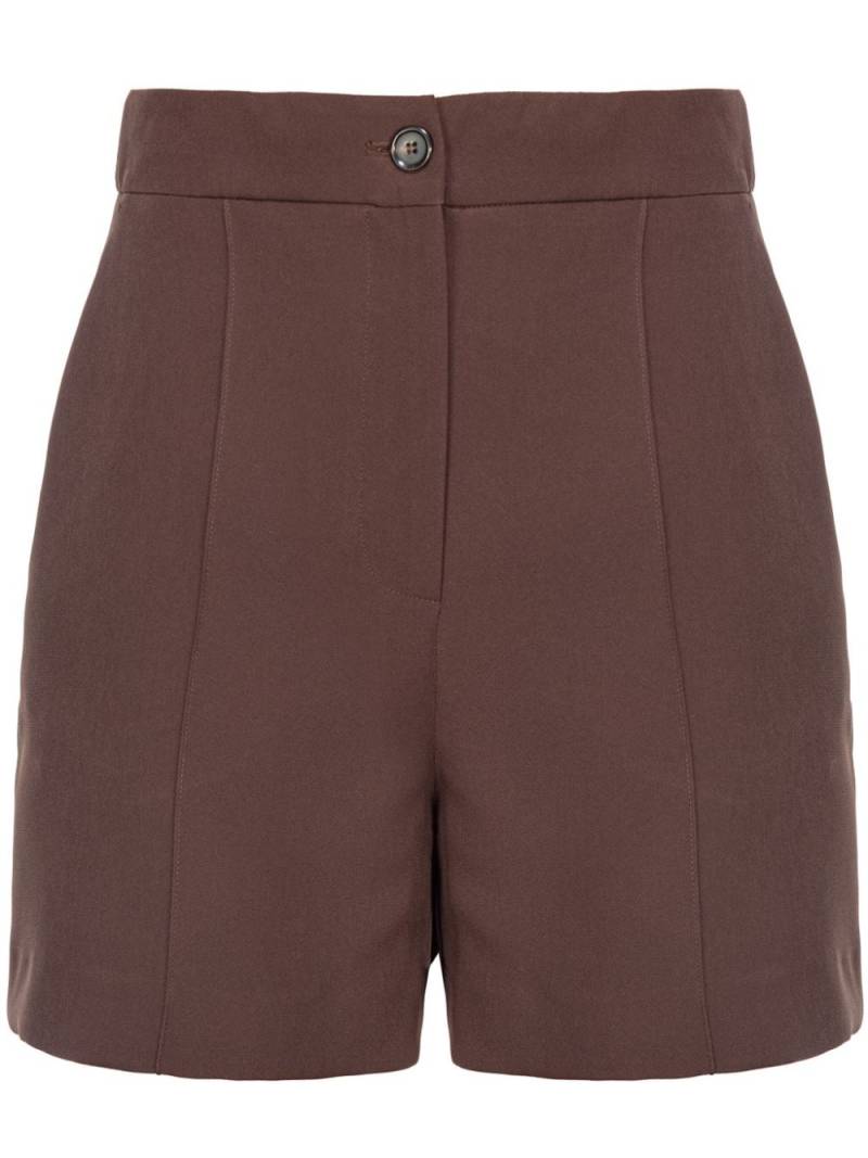 PINKO sdraio high-waisted shorts - Brown von PINKO