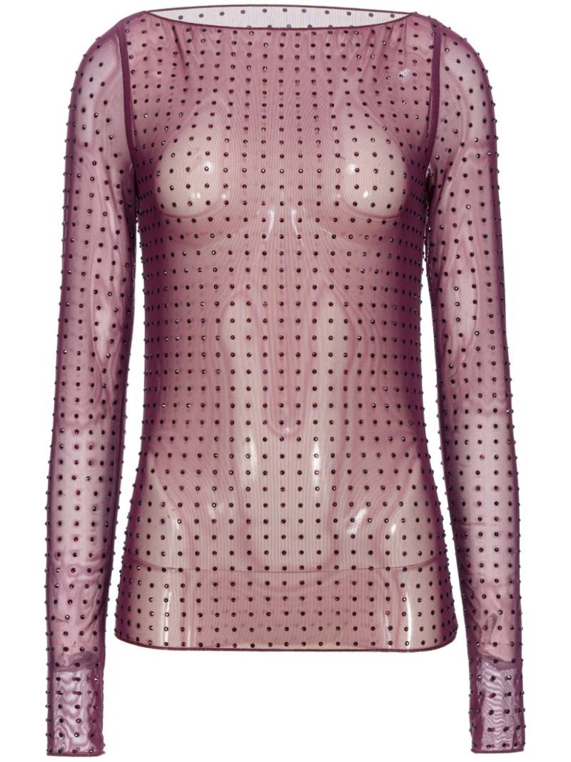 PINKO seamless semi-sheer blouse von PINKO