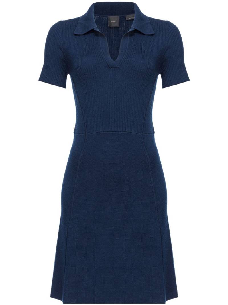 PINKO short-sleeve knitted dress - Blue von PINKO