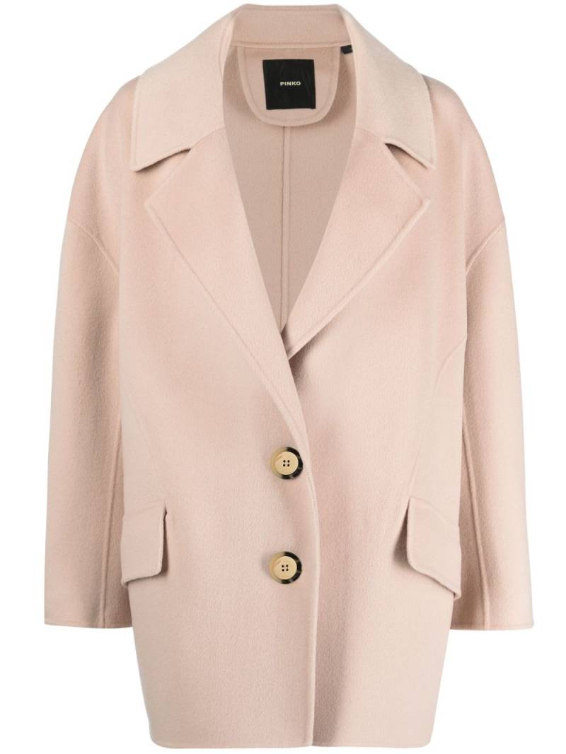 PINKO single-breasted wool coat - Neutrals von PINKO